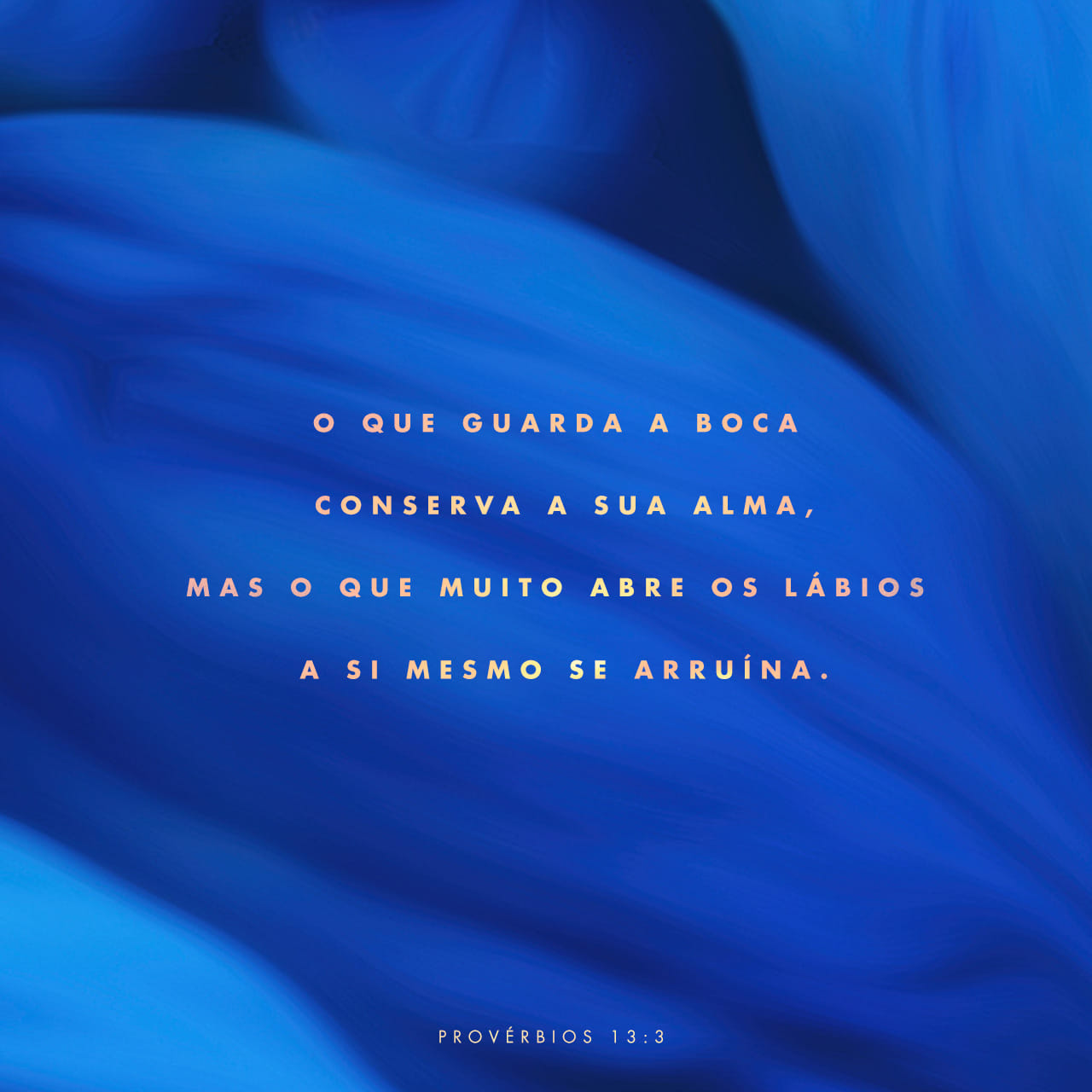 explicação provérbios 13 3