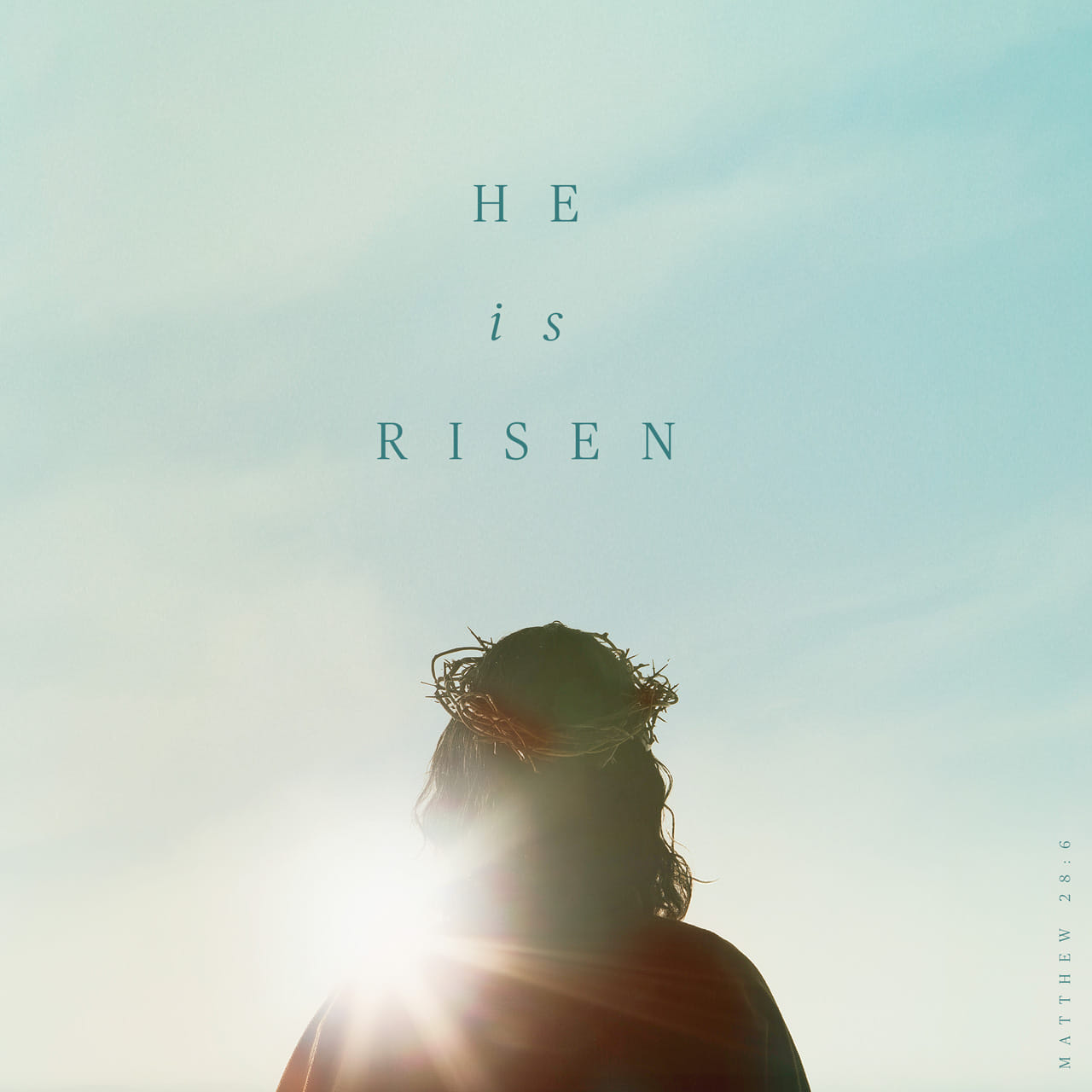 Matthew 28:6 He is not here; he has risen, just as he said. Come and ...