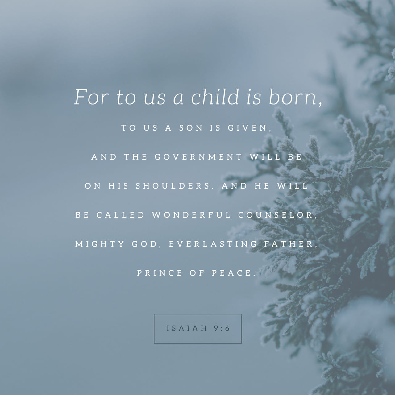 Isaiah 9 6 Kjv For Unto Us A Child Is Born Unto Us A Son Is