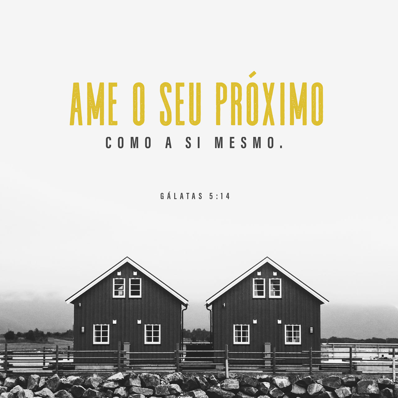 Gálatas 5:14 Porque toda a lei se cumpre em um só preceito, a saber ...