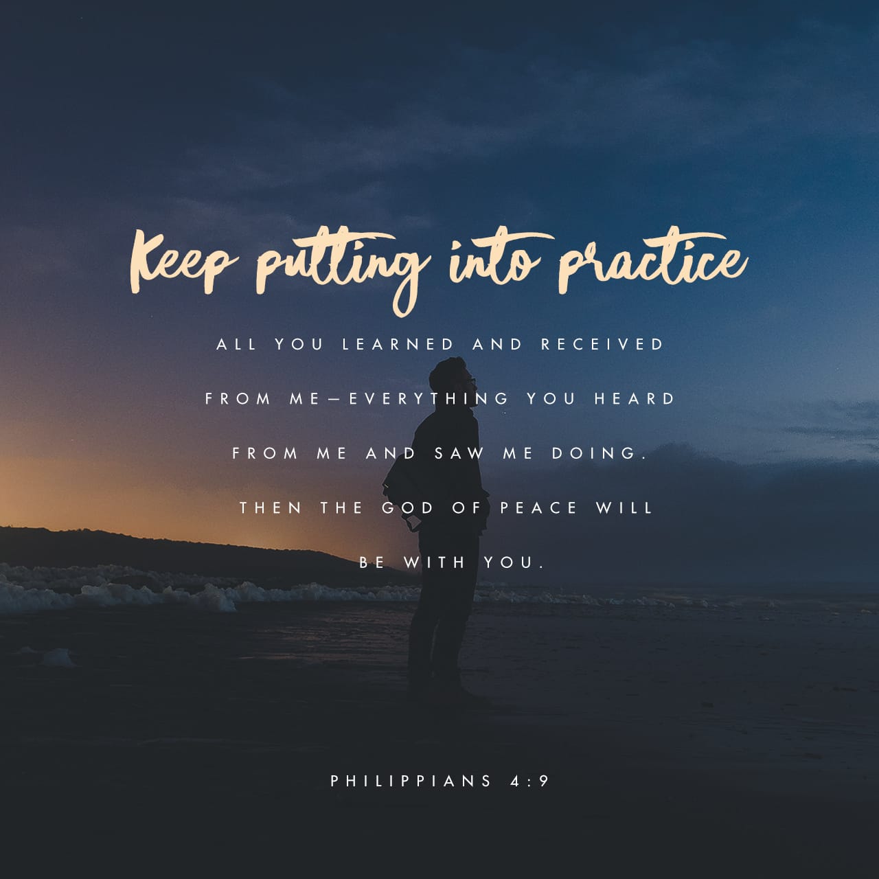 Philippians 4 9 Whatever You Have Learned Or Received Or Heard From Me 