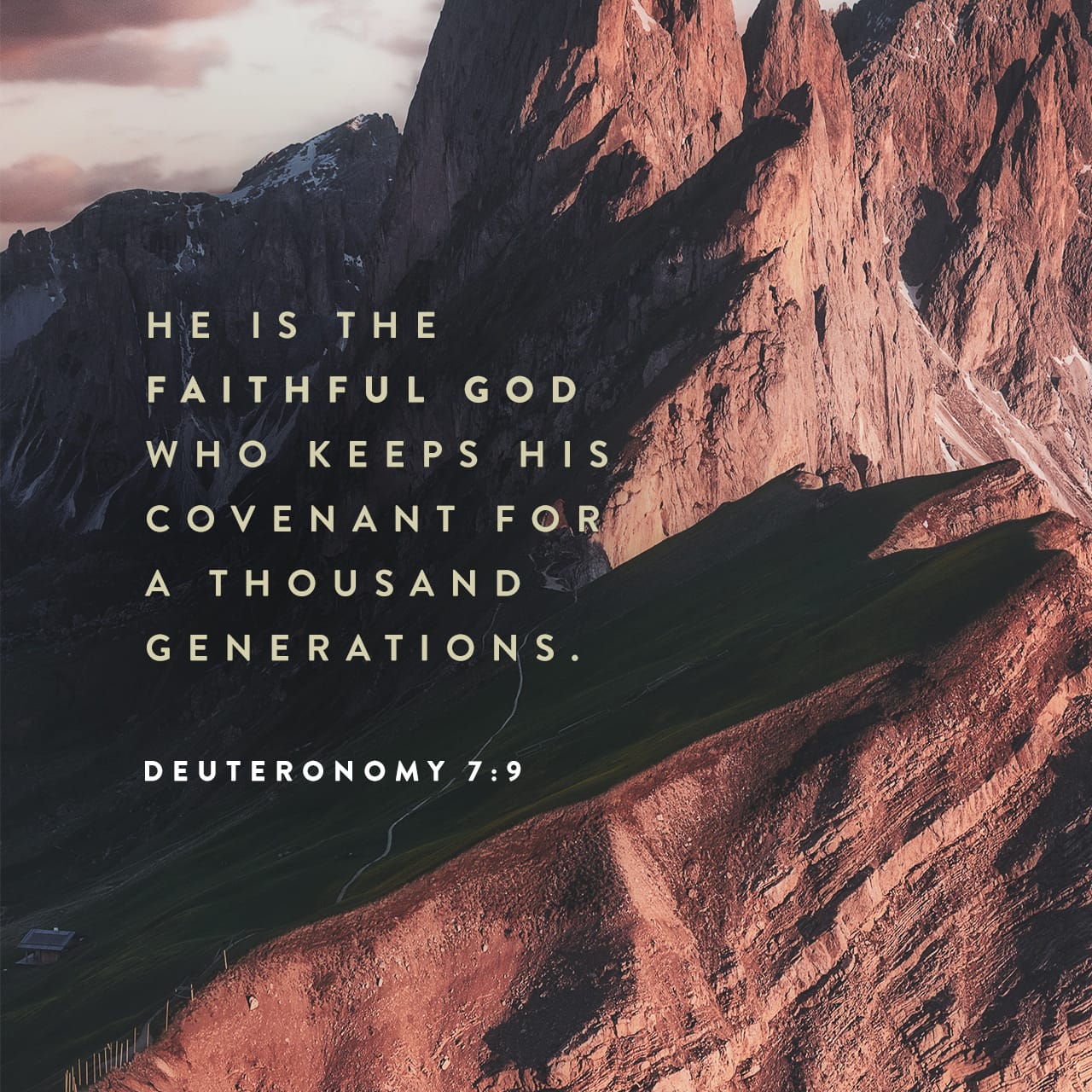 deut 7 9 nkjv