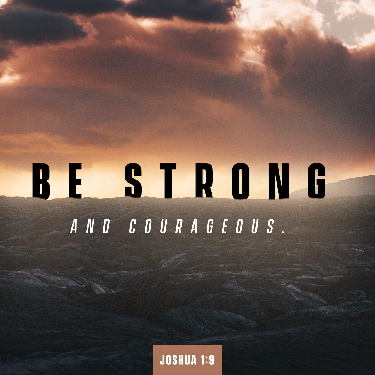 Be Strong And Courageous Bible Verse Niv