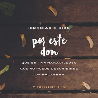 2 Corintios 915 Gracias A Dios Por Su Don Inefable